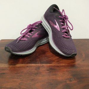 Brooks Revel 2 running tennis shoe athletic womens size 8 purple 1202811B080